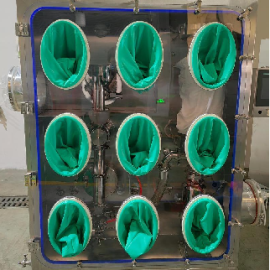 Multi functional closed crushing platform